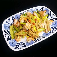 芦笋虾仁炒牛肚的做法图解7