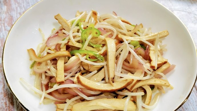 香干炒绿豆芽