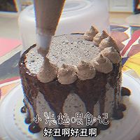 榴莲巧克力生日蛋糕淋面的做法图解17