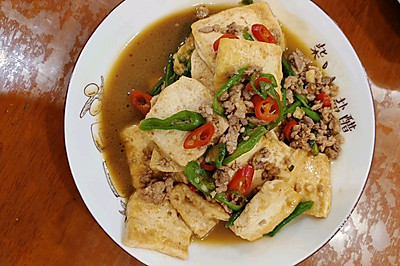 青椒炒豆腐