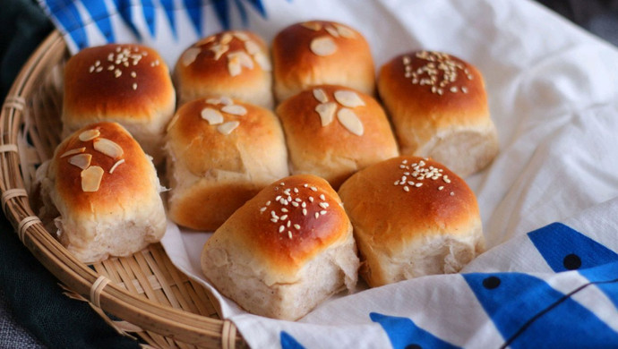 黑麦豆沙包