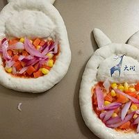龙猫披萨的做法图解5