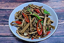 葱油干锅茶树菇的做法