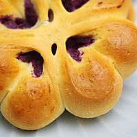 #网红美食我来做#送你一颗幸运心：四叶草紫薯心形面包的做法图解12