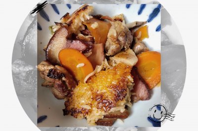 美味电饭煲鸭腿煲仔饭