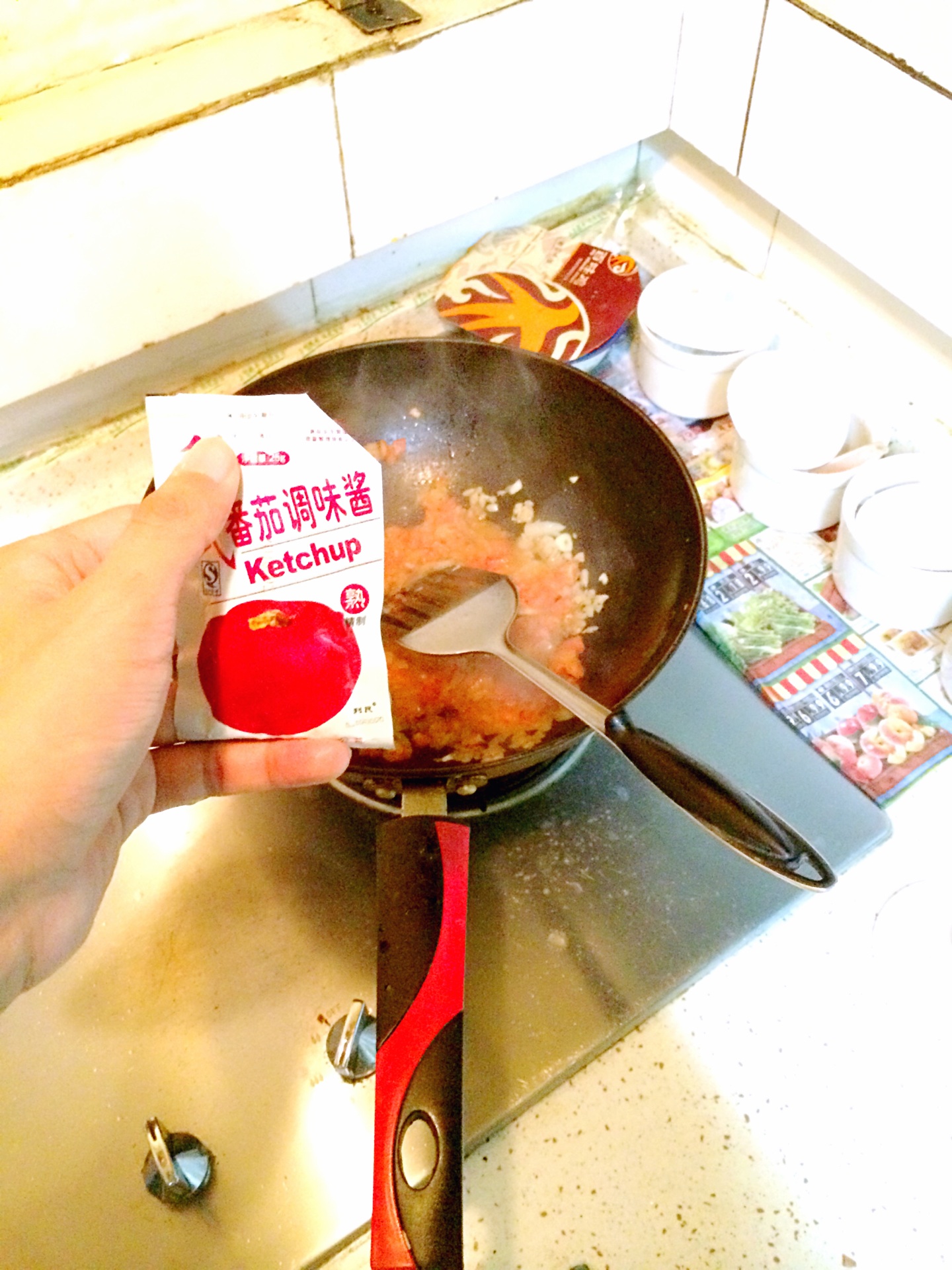 イタリアンマカロニのレシピイラスト10