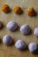 紫薯南瓜冰皮月饼的做法图解8