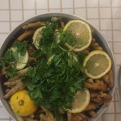 柠檬鸡爪