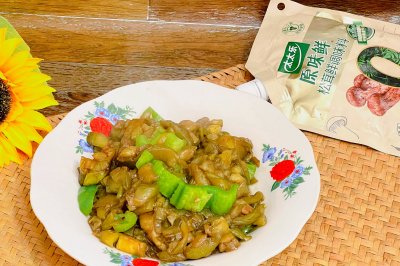 清炒茄条