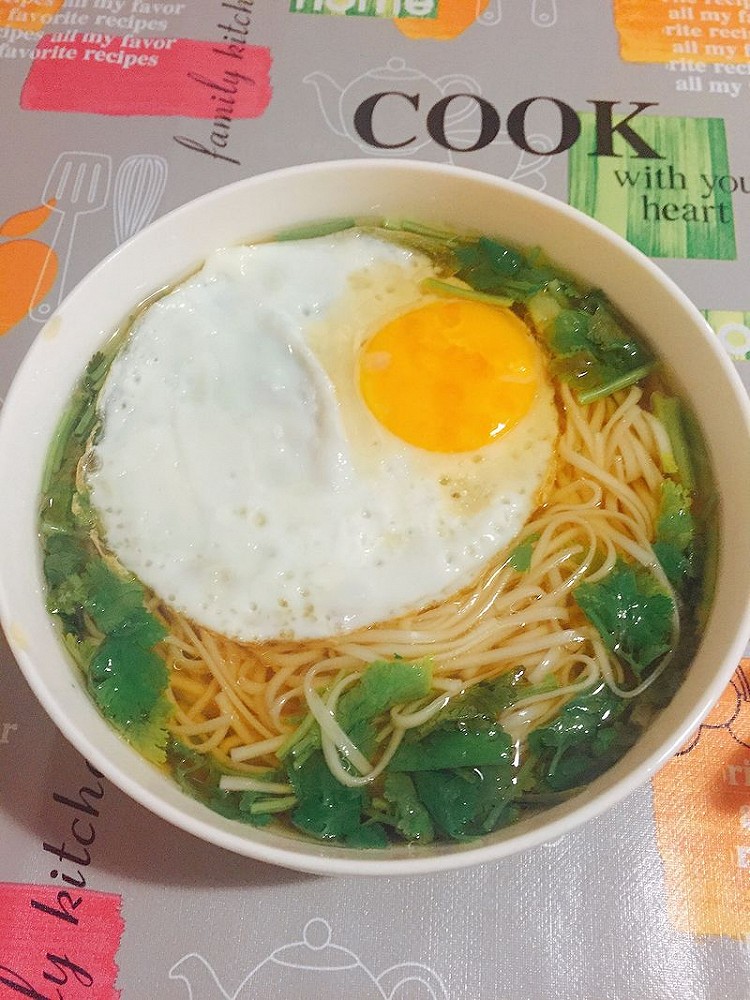 清汤早餐面的做法