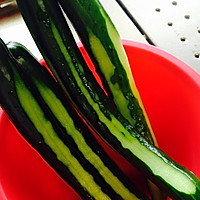 日式腌黄瓜的做法图解1