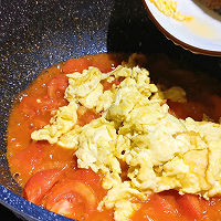 #助力高考营养餐# 番茄炒鸡蛋，这样做才嫩滑可口的做法图解11
