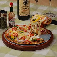 意大利肉酱缤纷薄脆披萨的做法图解8