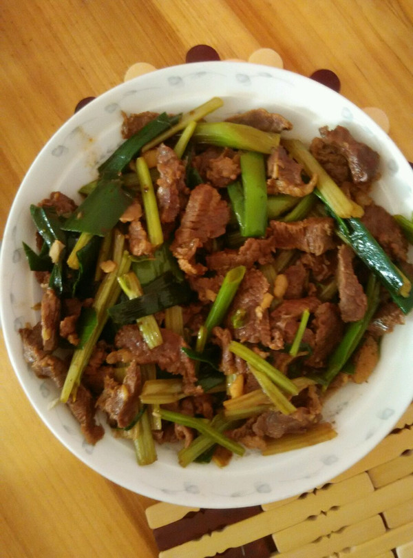芹菜香炒牛肉