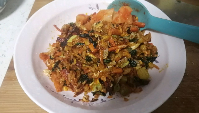 青菜炒饭真的很好吃