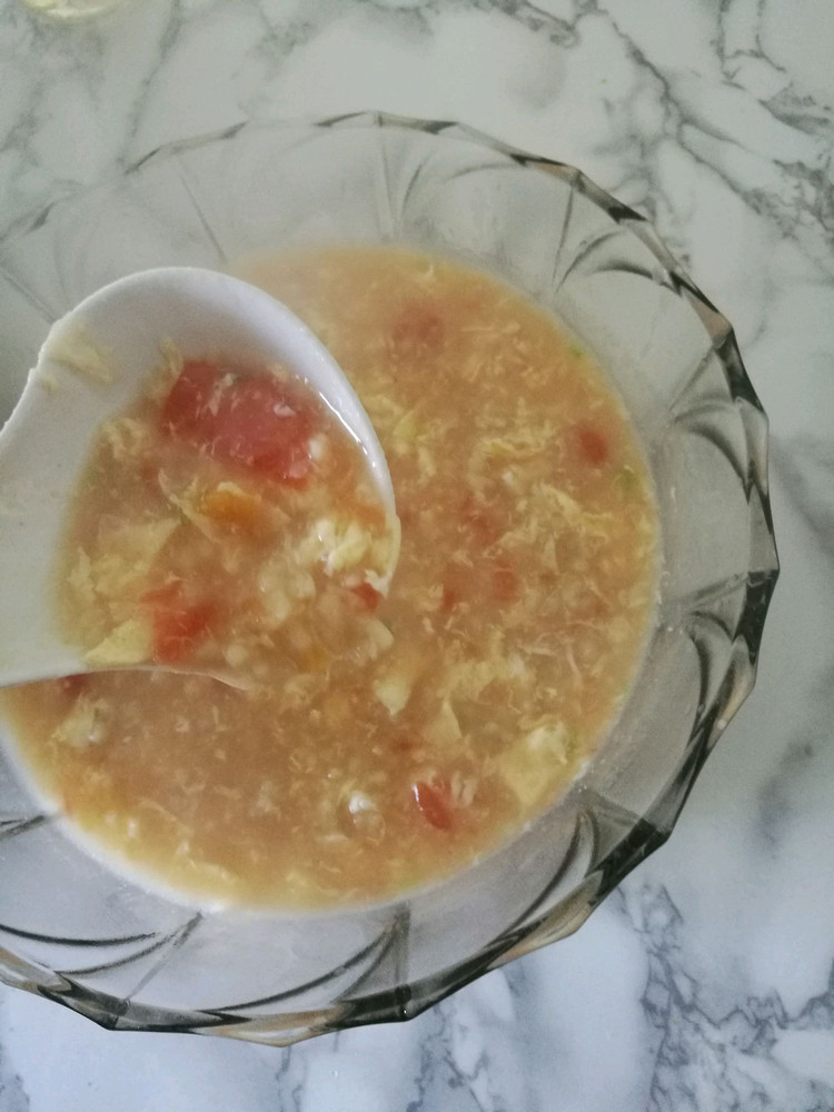 西红柿疙瘩汤之小米疙瘩汤快速出小疙瘩哦的做法
