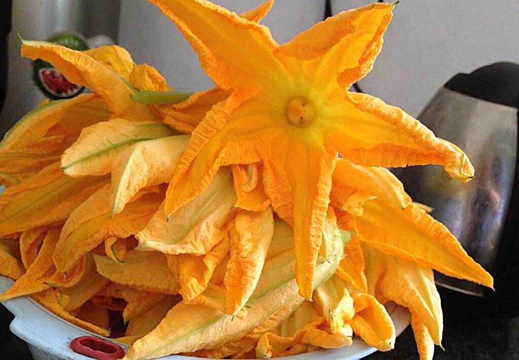 Special dish of zhenkang, Yunnan Province -- sour bamboo shoot and pumpkin flower