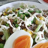 田园肉蔬沙拉#法国乐禧瑞，百年调味之巅#的做法图解4