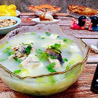 #太太乐鲜鸡汁芝麻香油#黑鱼豆腐汤的做法图解13