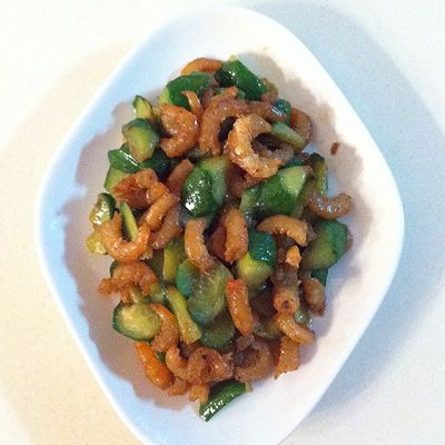 虾仁炒黄瓜