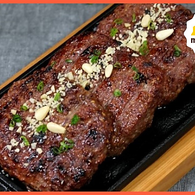 【韩式年糕牛肉饼】