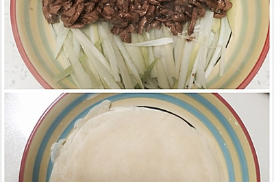 京酱肉丝+小薄饼
