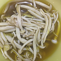 #我的养生日常-远离秋燥#凉拌海鲜菇和龙须菜的做法图解4