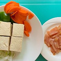 干锅豆腐（简易少调味料版）的做法图解1