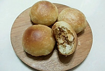 金丝肉松饼改良版 咸蛋黄肉松饼的做法