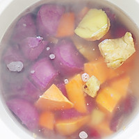 补气补血的老姜红糖双薯甜汤的做法图解7