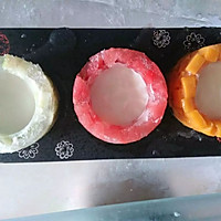 缤纷水果酸奶冰杯#七彩七夕#的做法图解5
