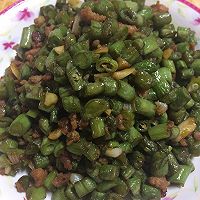 肉末豆角的做法图解4
