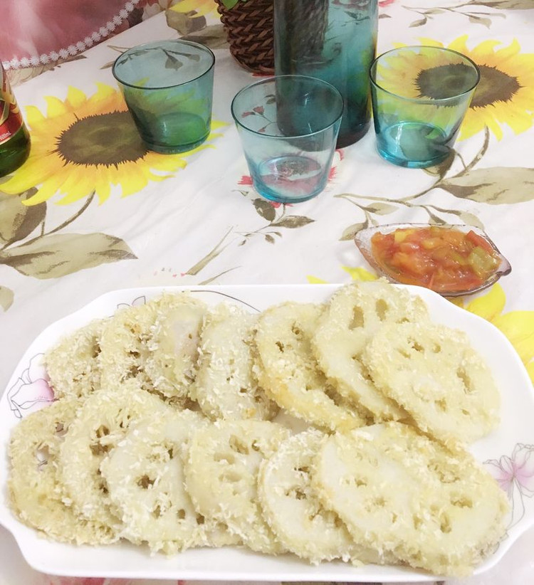 酥脆藕片的做法