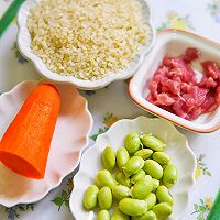 #让每餐蔬菜都营养美味#有机胚芽蔬菜肉沫粥的做法图解1