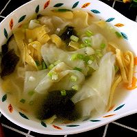 芦笋娃娃菜馄饨的做法图解8