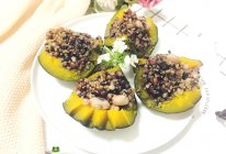 藜麦薏米南瓜盅＃粗粮之美＃的做法