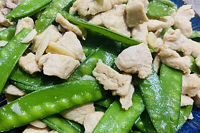 健身减脂「荷兰豆炒鸡胸肉」