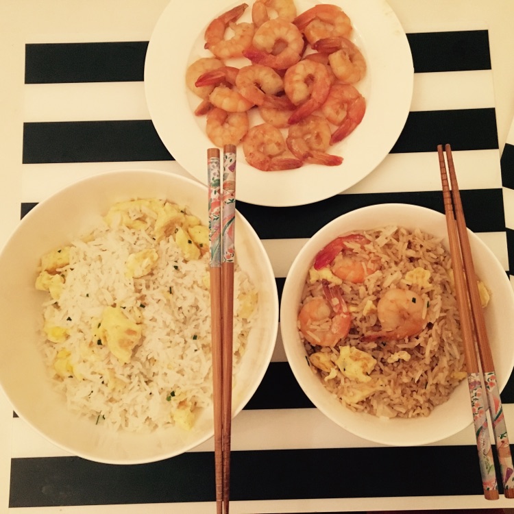 虾仁蛋炒饭的做法图解8