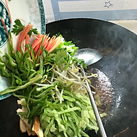 地摊炒面的做法图解3