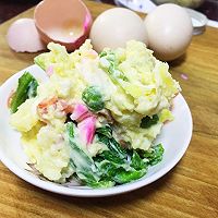 土豆泥蔬菜沙拉的做法图解8