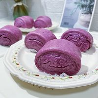 #健康甜蜜烘焙料理#紫薯牛奶馒头的做法图解10