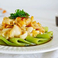 脆嫩爽口的葱油鲍鱼片的做法图解9
