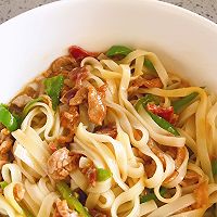 青椒肉丝面的做法图解3