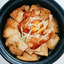 #一起加油，我要做A+健康宝贝#暖暖的味道:白菜豆腐煲