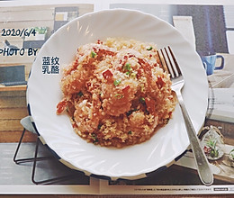 避风塘炒虾#我们约饭吧#的做法