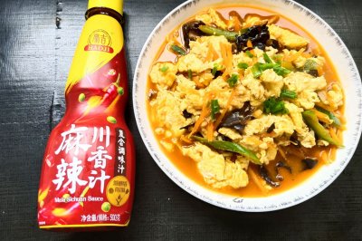 十分钟快手菜--鱼香鸡蛋～
