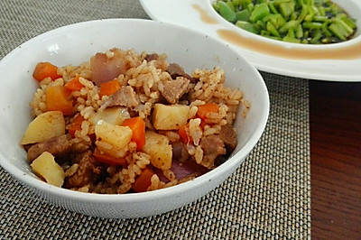 电饭煲羊肉焖饭