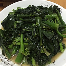 清炒芥蓝（潮汕菜）