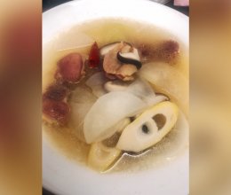 简易版|冬笋菌菇萝卜腊鸭汤的做法