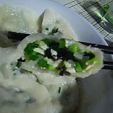 韭菜豆腐水饺
